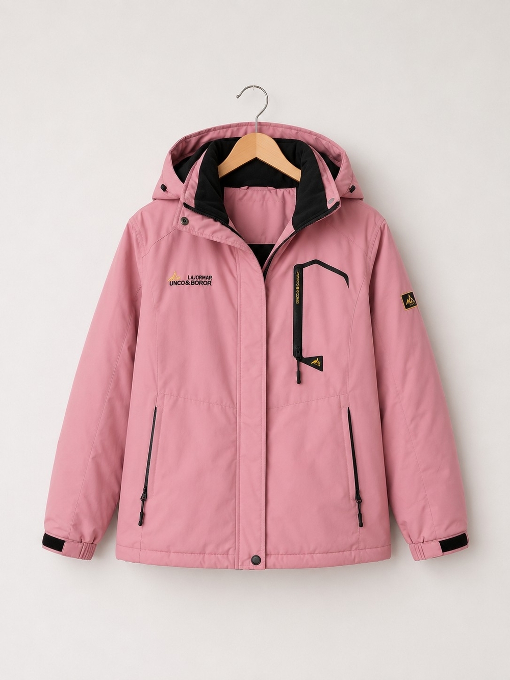 Womens' Pink Hooded Winter Jacket